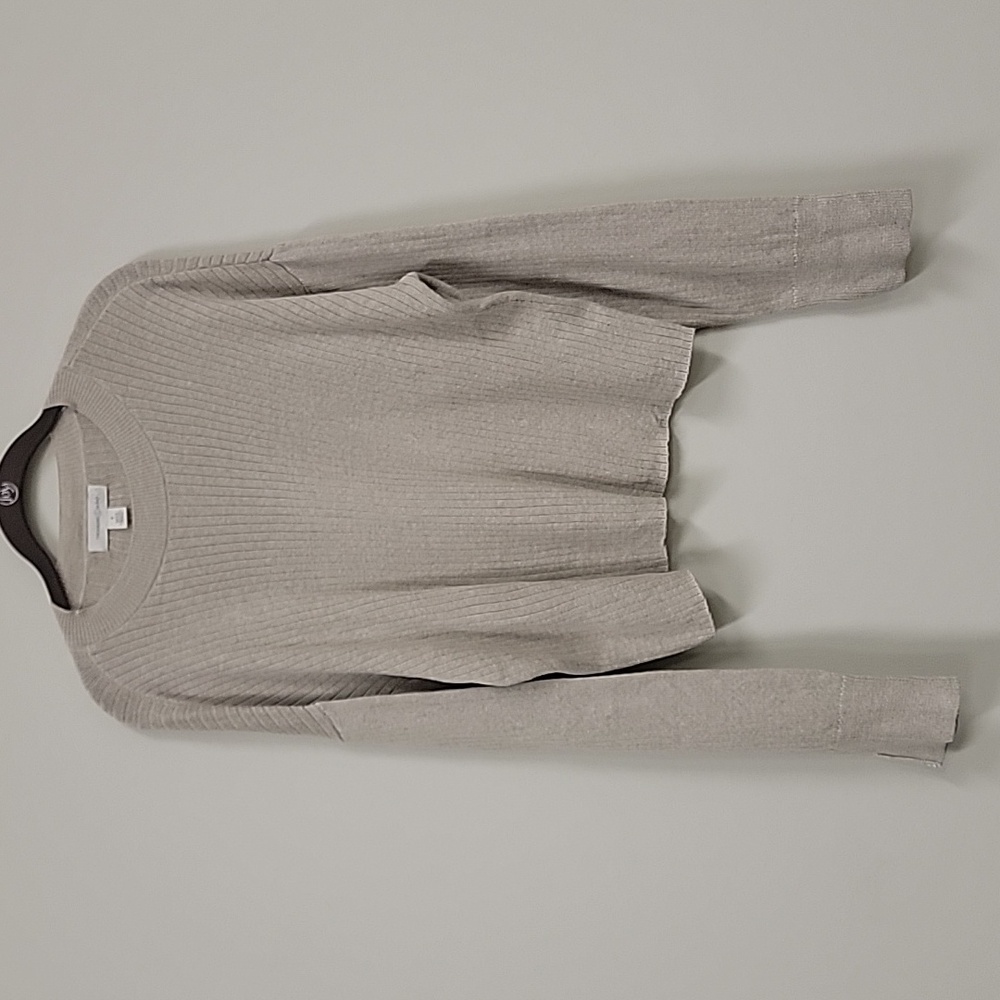 Treasure & Bond Light Tan Boxy Slouch Sweater